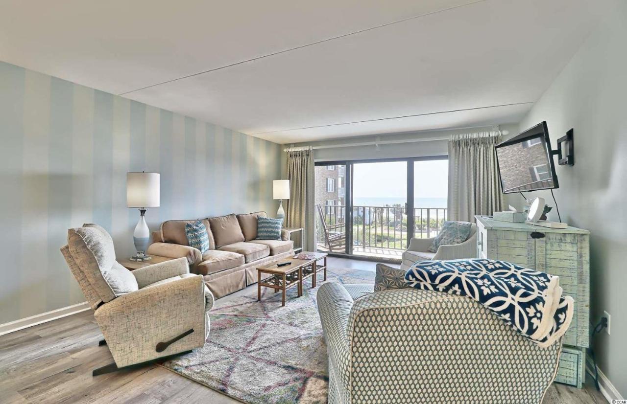 Cabana One Unit 302 - 3Rd Floor Oceanfront Condo - Sleeps 6! 2 Bed, 2 Bath شاطئ ميرتل المظهر الخارجي الصورة